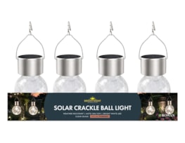 Wholesale Solar Clear Glass Crackle Ball Light Wholesale Solar Clear Glass Crackle Ball Light