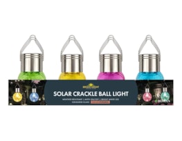 Wholesale Solar Coloured Glass Crackle Ball Light