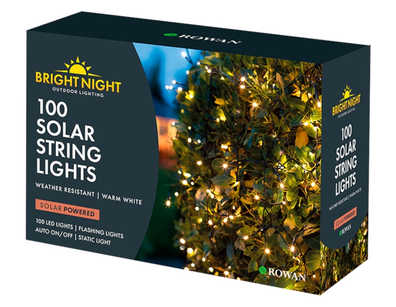 Wholesale 100 LED Solar String Lights Warm White Wholesale 100 LED Solar String Lights Warm White