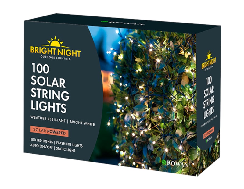 Wholesale 100 LED Solar String Lights Bright White