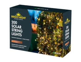 Wholesale 200 LED Solar String Lights Warm White Wholesale 200 LED Solar String Lights Warm White