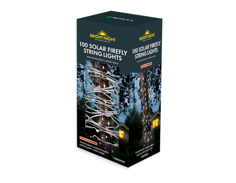 Wholesale 100 Solar Firefly String Lights Bright White Wholesale 100 Solar Firefly String Lights Bright White