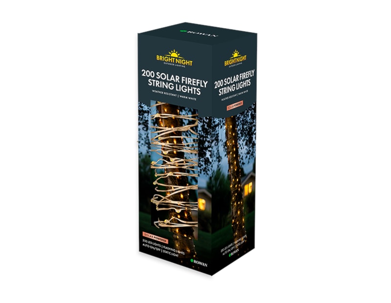 Wholesale 200 Solar Firefly String Lights Warm White