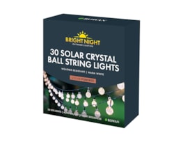 Wholesale Crystal Ball Solar String Lights Warm White Wholesale Crystal Ball Solar String Lights Warm White