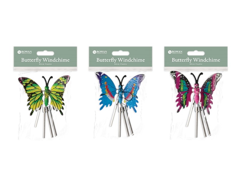 Wholesale Plastic butterfly windchime Wholesale Plastic butterfly windchime