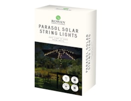 Solar Parasol String Lights Warm White Solar Parasol String Lights Warm White