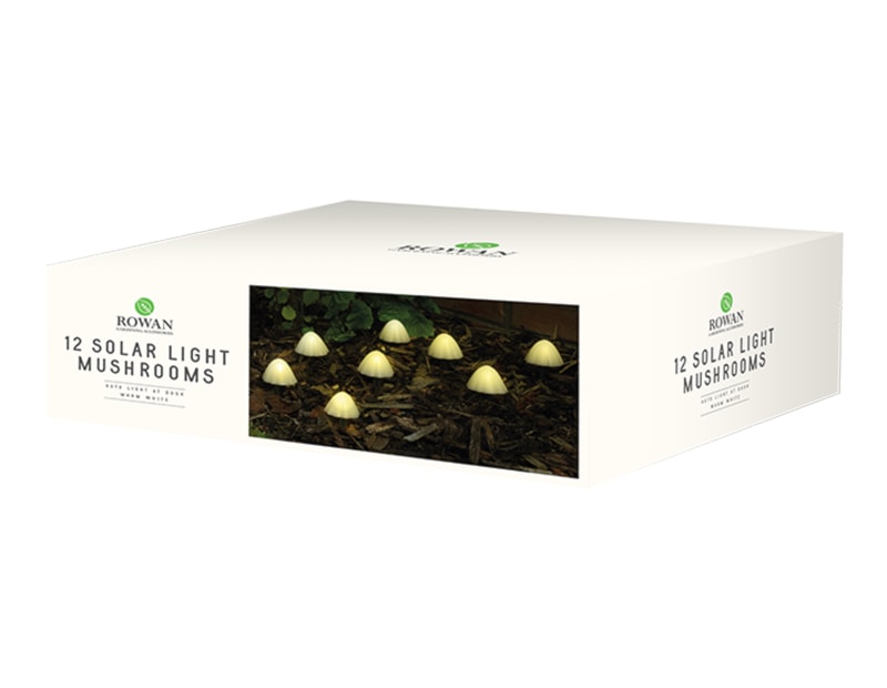 Solar Light Mushrooms 12pk Solar Light Mushrooms 12pk