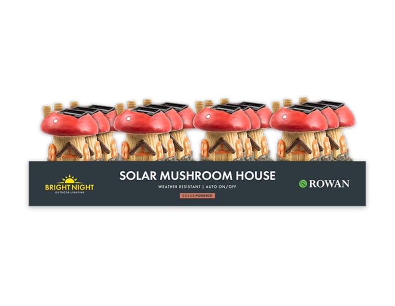 Wholesale Resin Mushroom House Solar Light Wholesale Resin Mushroom House Solar Light