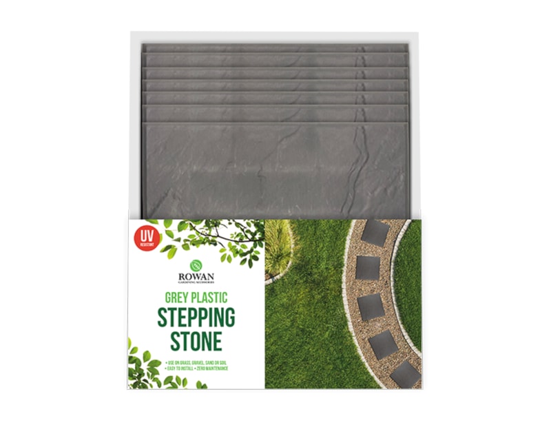 Wholesale Grey Plastic Stepping Stone CDU Wholesale Grey Plastic Stepping Stone CDU