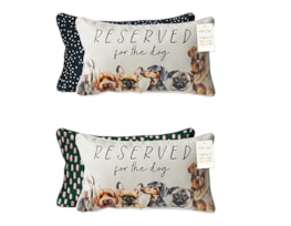 Wholesale Dog Print Cushion 44cm x 23cm Wholesale Dog Print Cushion 44cm x 23cm
