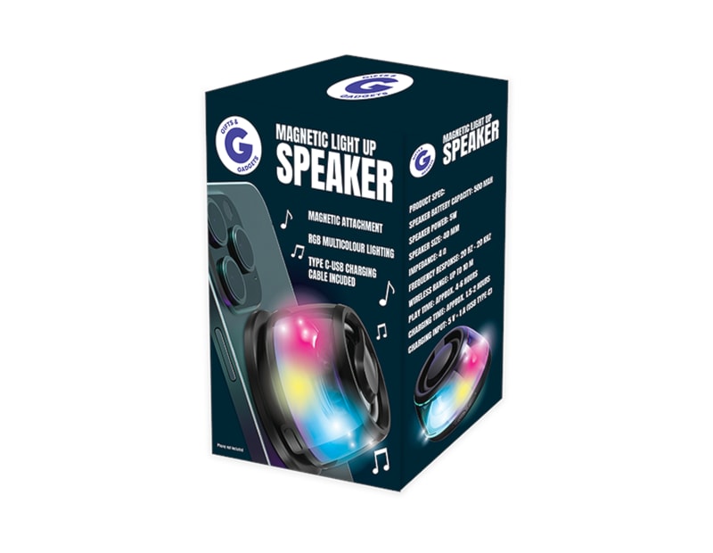 Wholesale Multicolour Light Up Magnetic Speaker Wholesale Multicolour Light Up Magnetic Speaker