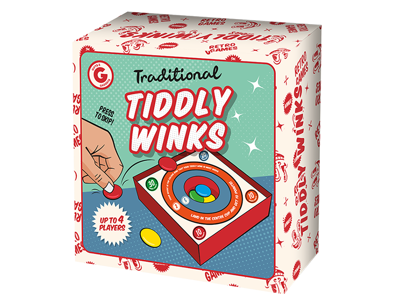 Traditional Tiddly Winks Game box view