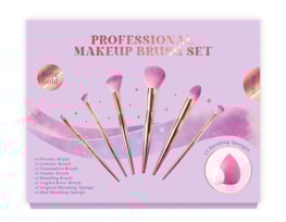 Wholesale Rose Gold Professional Makeup Brush Set 8pk Wholesale Rose Gold Professional Makeup Brush Set 8pk