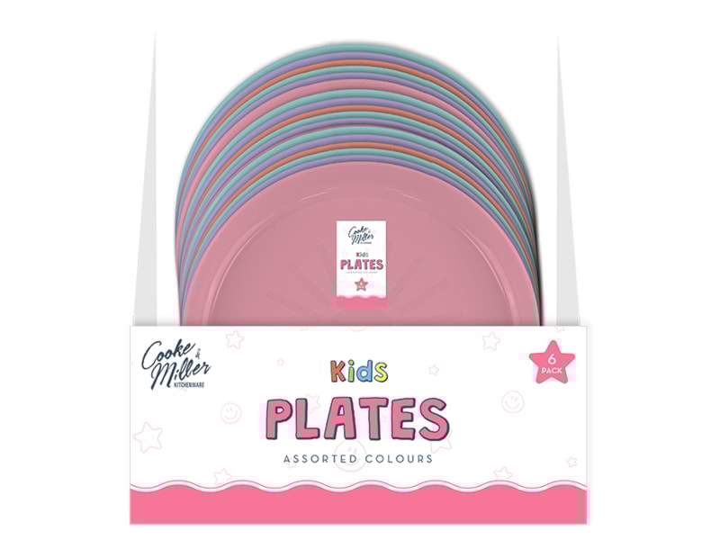 Wholesale Girls Plates 6pk CDU Wholesale Girls Plates 6pk CDU
