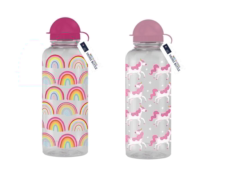 Wholesale Girls Printed Drinks Bottle 600ml Wholesale Girls Printed Drinks Bottle 600ml