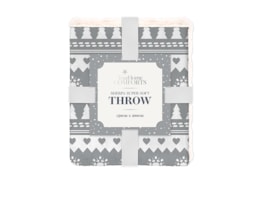 Wholesale Grey Printed Sherpa Backing Throw 150x200cm Wholesale Grey Printed Sherpa Backing Throw 150x200cm