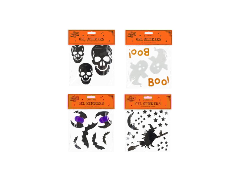 Wholesale Assorted Halloween Gel Window Stickers Wholesale Assorted Halloween Gel Window Stickers