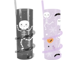 Wholesale Halloween spiral straw tumbler Wholesale Halloween spiral straw tumbler
