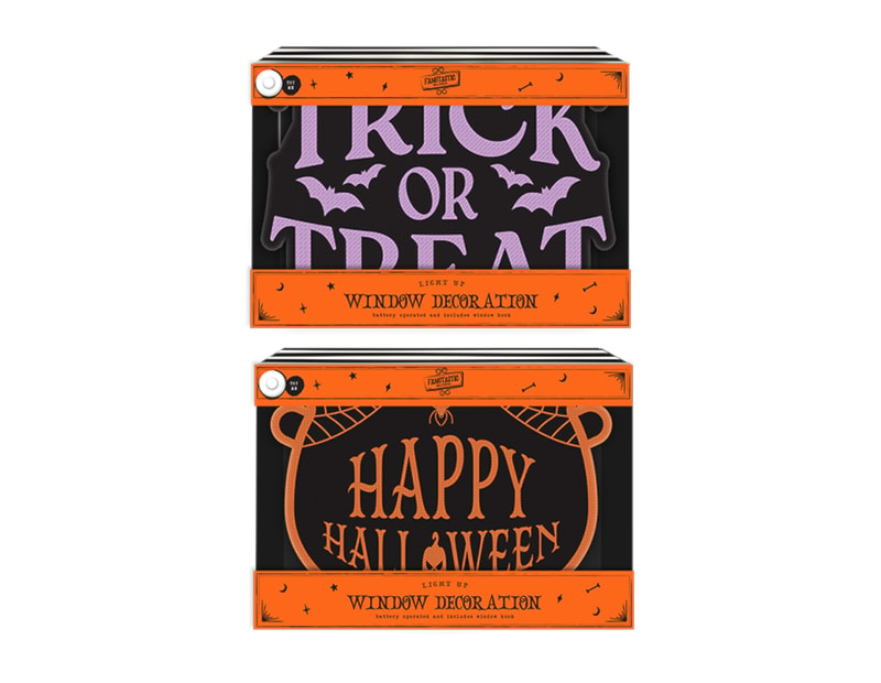 Wholesale Spooky Halloween Light Up Window Decoration Wholesale Spooky Halloween Light Up Window Decoration