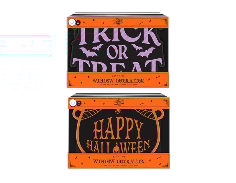 Wholesale Spooky Halloween Light Up Window Decoration