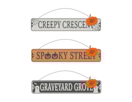 Wholesale Halloween Metal Plaque