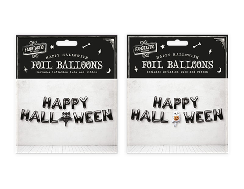 Wholesale Happy Halloween Slogan Foil Balloons Wholesale Happy Halloween Slogan Foil Balloons