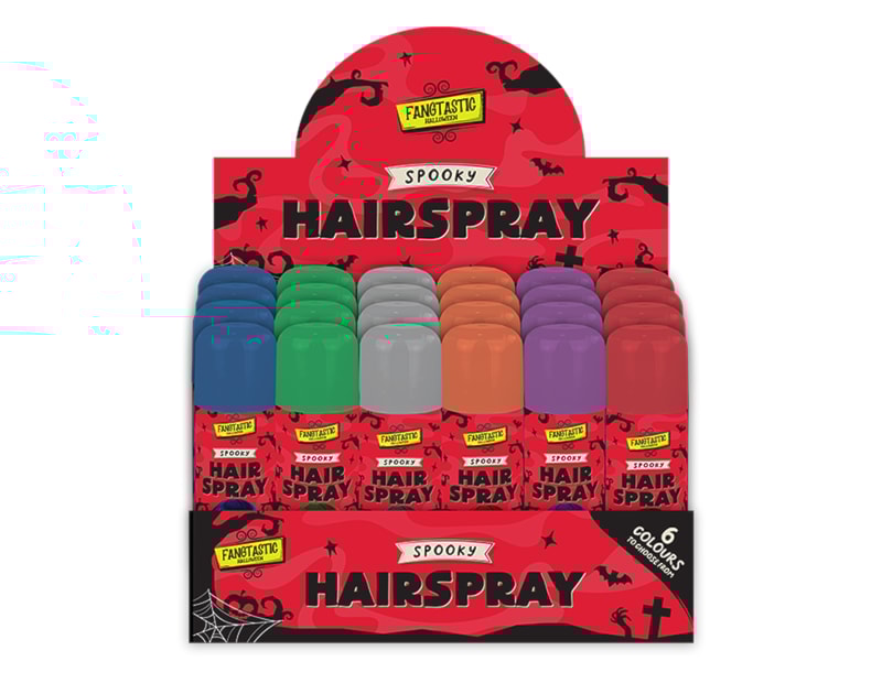 Wholesale Spooky Coloured Hairspray 1.8fl oz CDU