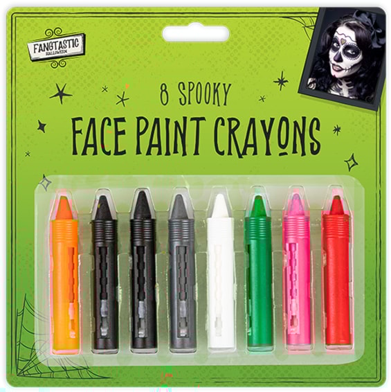 Wholesale 8 Colour Face Crayons