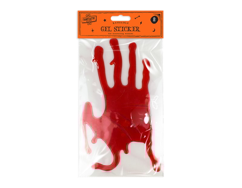 Wholesale Halloween Bloody Hands Gel Window Stickers Wholesale Halloween Bloody Hands Gel Window Stickers
