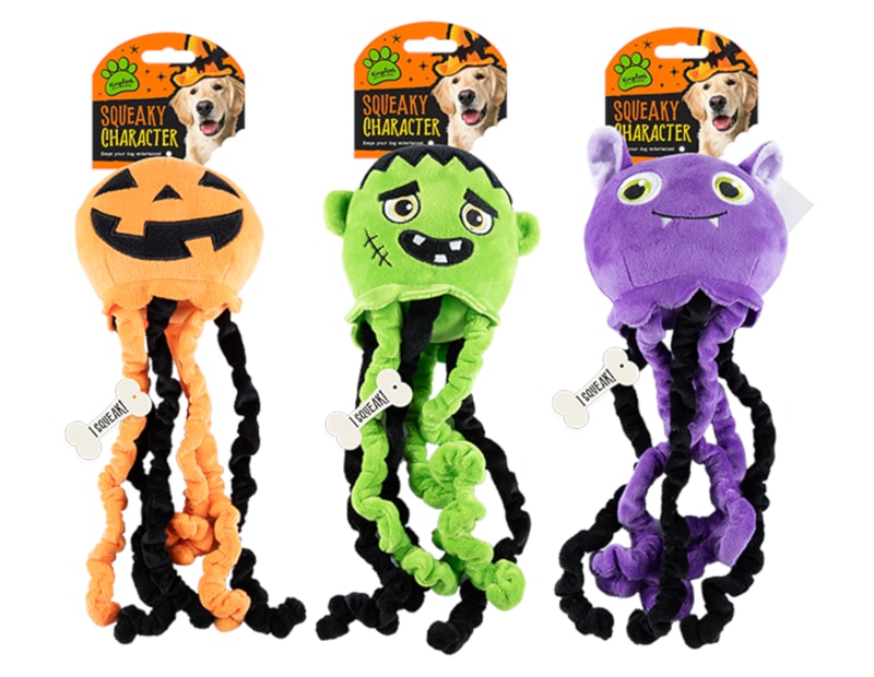 Wholesale Halloween Long Leg Squeaky Character Dog Toy
