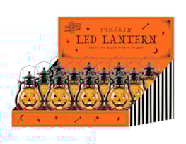 Wholesale Halloween Pumpkin LED Lantern CDU Wholesale Halloween Pumpkin LED Lantern CDU