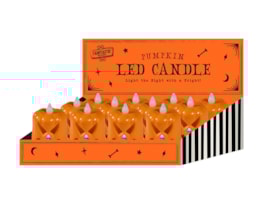 Halloween Pumpkin LED Candle CDU Halloween Pumpkin LED Candle CDU