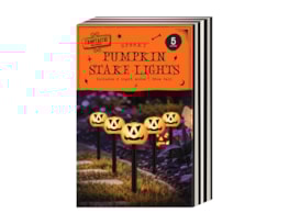 Wholesale Halloween Light Up Pumpkin Stakes 5pk Wholesale Halloween Light Up Pumpkin Stakes 5pk