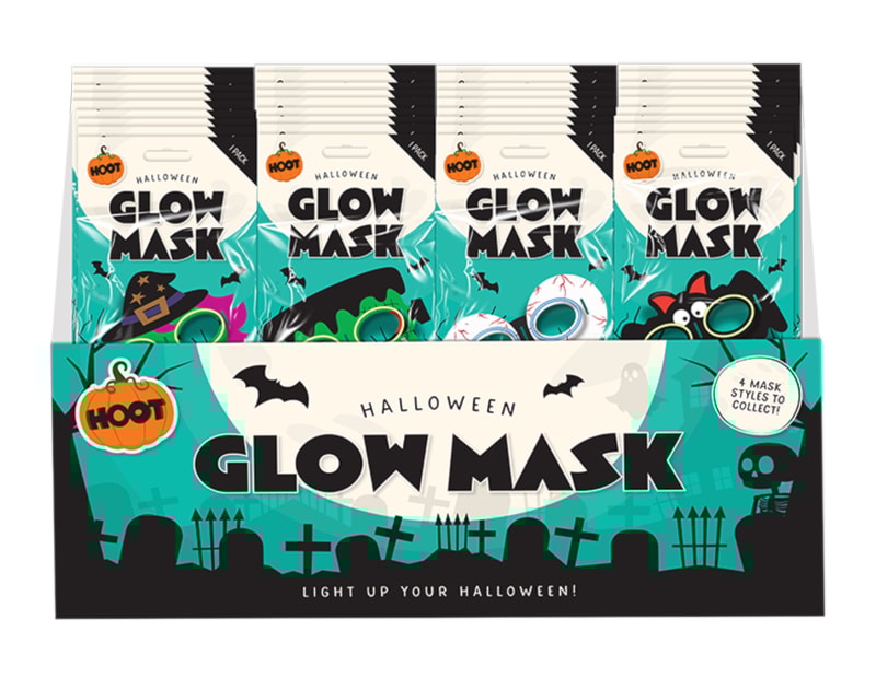 Wholesale Halloween Glow Mask CDU Wholesale Halloween Glow Mask CDU