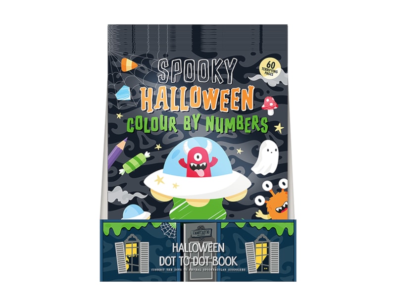 Wholesale Halloween Colour Book By Numbers CDU Wholesale Halloween Colour Book By Numbers CDU