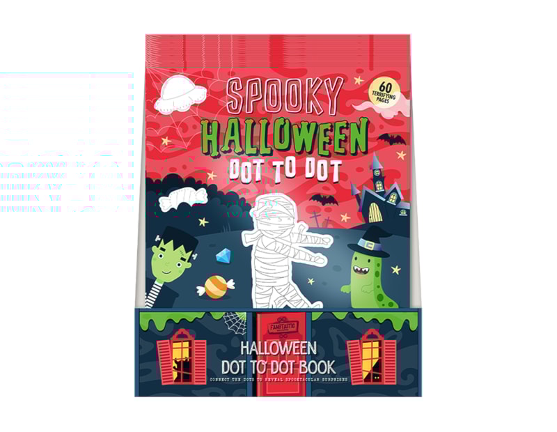 Wholesale Halloween Dot-To-Dot & Activity Book CDU Wholesale Halloween Dot-To-Dot & Activity Book CDU