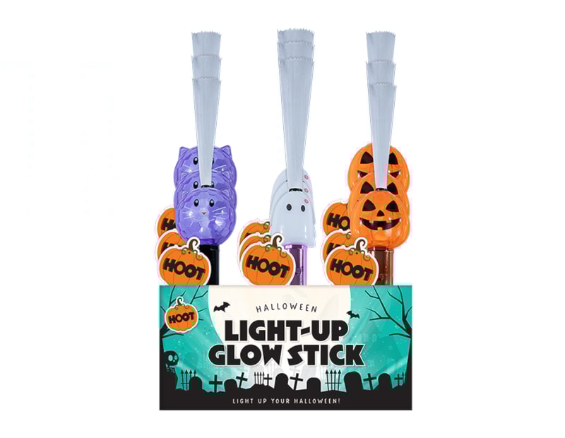 Halloween Light Up LED Glow Stick CDU Halloween Light Up LED Glow Stick CDU