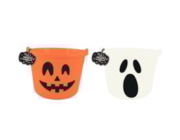 Wholesale Halloween Face Treat Bucket Wholesale Halloween Face Treat Bucket