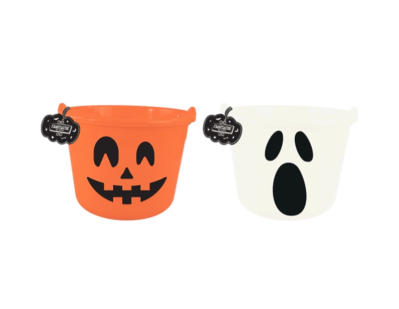 Wholesale Halloween Face Treat Bucket Wholesale Halloween Face Treat Bucket