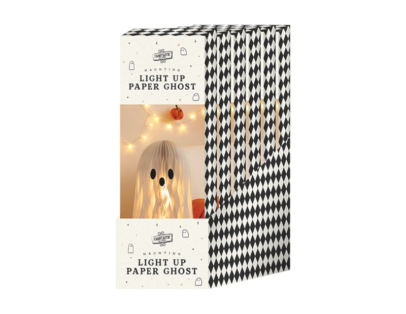 Wholesale Halloween Light Up Paper Ghost CDU Wholesale Halloween Light Up Paper Ghost CDU