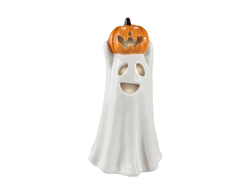 Halloween LED Ghost With Pumpkin Halloween LED Ghost With Pumpkin