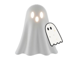 Wholesale Halloween LED Ghost 11cm Wholesale Halloween LED Ghost 11cm