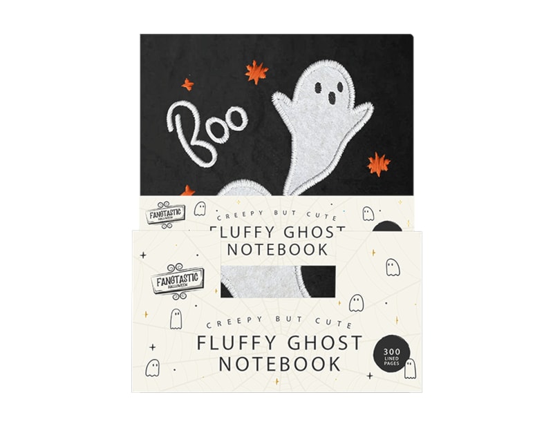 Halloween Fluffy Ghost Notebook CDU Halloween Fluffy Ghost Notebook CDU