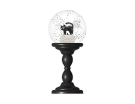 Wholesale Halloween Black Cat Snow Globe Wholesale Halloween Black Cat Snow Globe