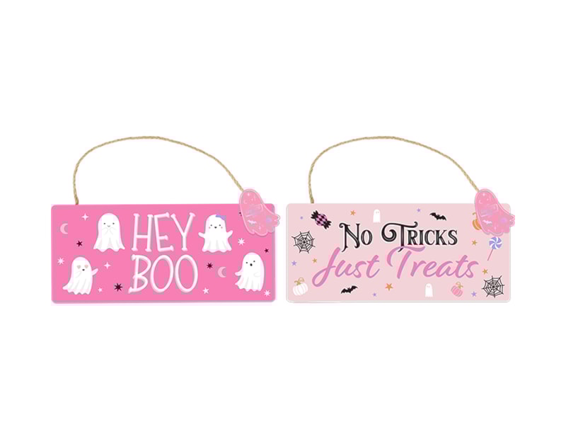 Wholesale Halloween Hanging Sign 11 x 25cm Wholesale Halloween Hanging Sign 11 x 25cm
