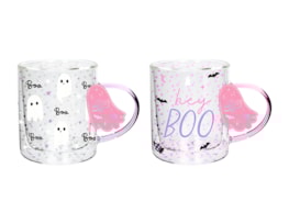 Halloween Double Wall Glitter Mug 300ml