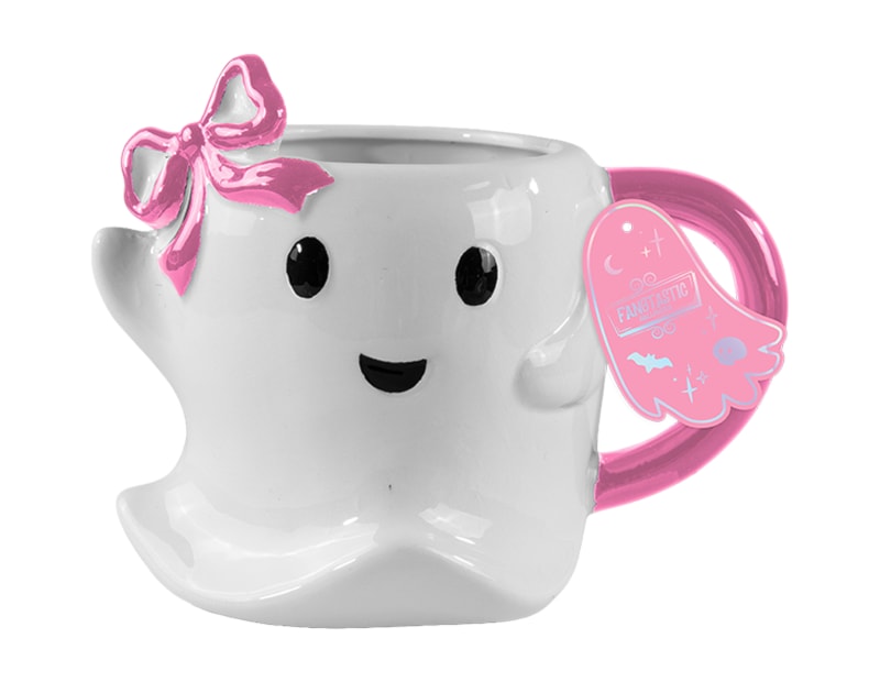 Wholesale Halloween Pink Bow Mug 450ml Wholesale Halloween Pink Bow Mug 450ml