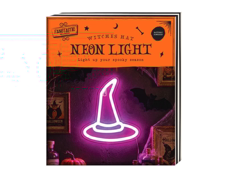 Wholesale Halloween Witches Hat Neon Light Wholesale Halloween Witches Hat Neon Light