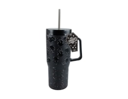 Wholesale Halloween Skull Embossed Cup With Straw 800ml Wholesale Halloween Skull Embossed Cup With Straw 800ml