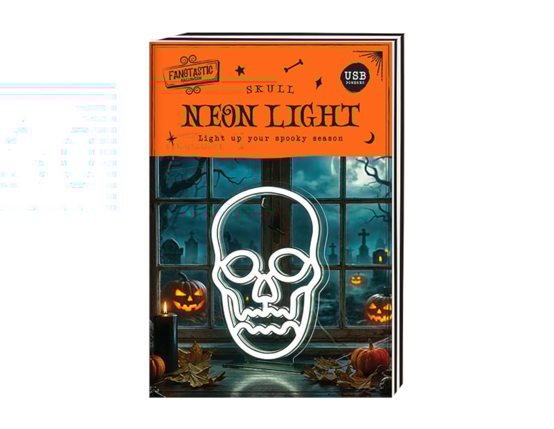 Wholesale Halloween Skull Neon Light On Stand Wholesale Halloween Skull Neon Light On Stand
